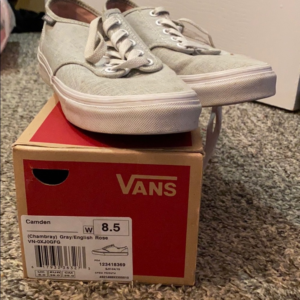 Gray Camden Vans